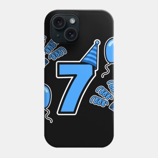 7th Birthday Boy Gift 7 Years old Sweet Funny Gifts Phone Case