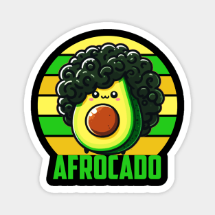 Afrocado - Funny African American Avocado Magnet