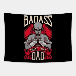 Badass Muay Thai Dad Mixed Martial Arts MMA Tapestry