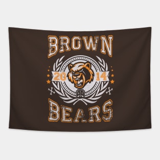 Brown Bears Tapestry