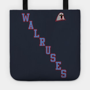 Fighting Walruses "Old-School Uni" Look Tote