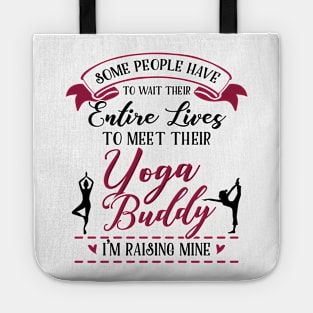 Yoga Mom Daughter Matching Gifts Tote