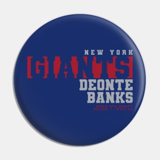 Deonte Banks Pin