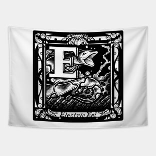 E is for Electric Eel Tapestry