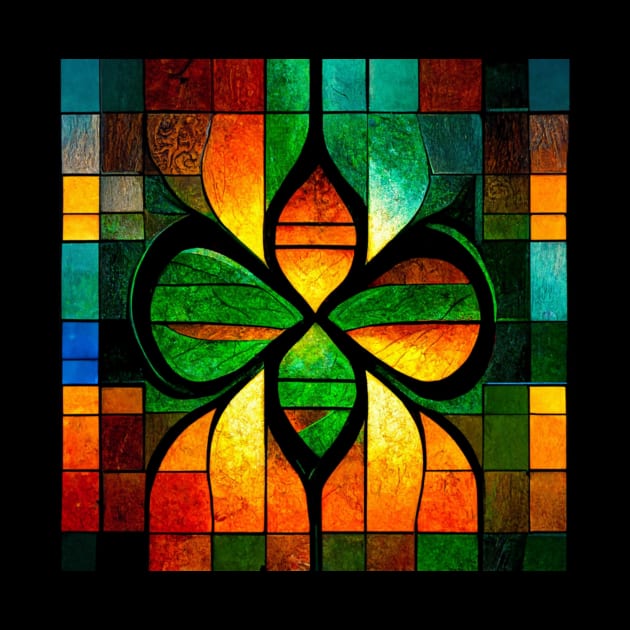 Celtic Cross Stained Glass by DuncanStar