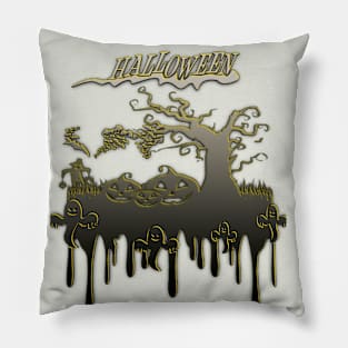 happy HALLOWEEN Pillow