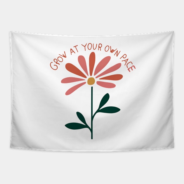 grow at your own pace Tapestry by Aldrvnd