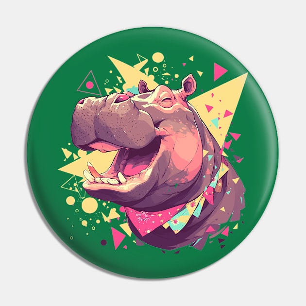 hippopotamus Pin by peterdoraki