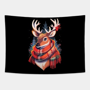 Cottagecore Deer Ugly Christmas Men Kids Women Christmas Tapestry