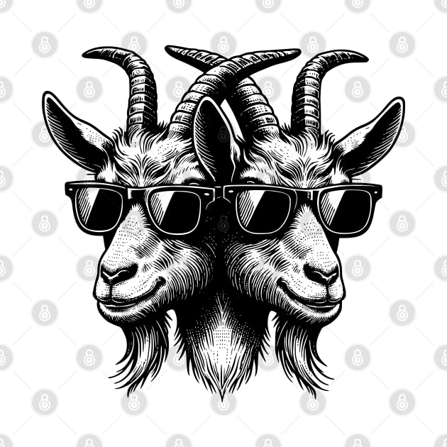 Two Headed Goat by DeeJaysDesigns