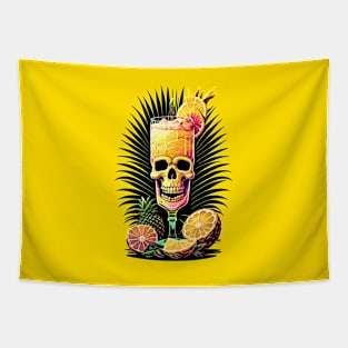 Orange Pineapple Juice Tapestry