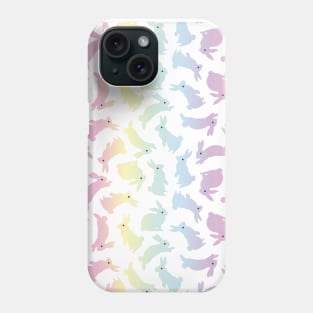 Rainbow Easter Spring Rabbits Phone Case