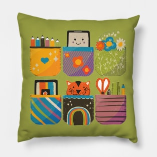 Cute Pockets Pillow