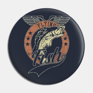 Flying Vintage Fish Pin