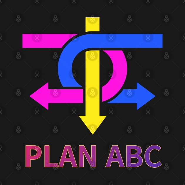 plan ABC,fluorescent color,arrow by zzzozzo