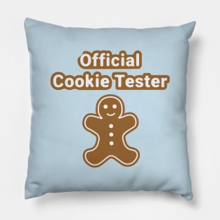 Official Cookie Tester Pillow