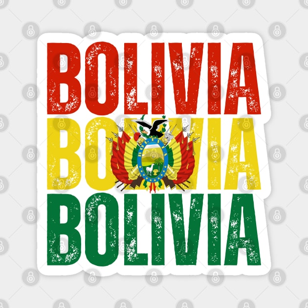 Bolivia flag, bolivian flag Magnet by eka123