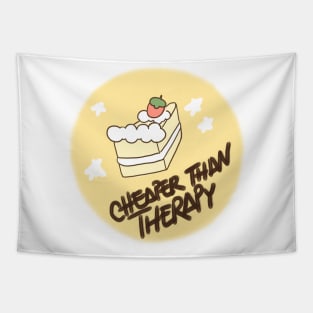 Cheaper than therapy - cake Tapestry