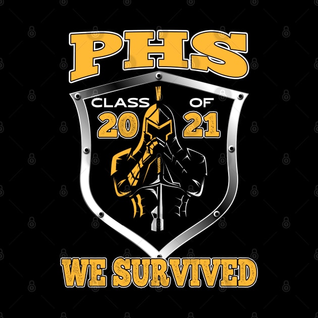 Parkville High School Knights Class of 2021 We Survived Design by Joaddo