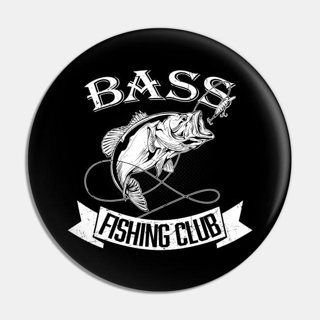 Bass Fishing Club Pin by Foxxy Merch