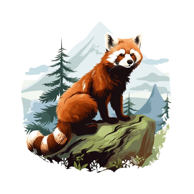 Red Panda In Nature by zooleisurelife