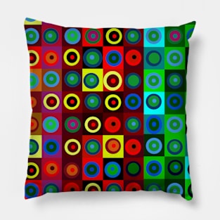 Abstract Shapes and Colours Pillow