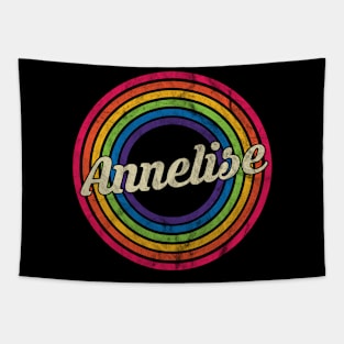 Annelise - Retro Rainbow Faded-Style Tapestry