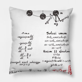 simple pendulum Pillow