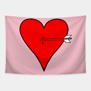 Arrow through the Heart Tapestry