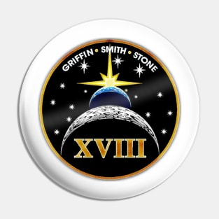 Apollo 18 mission "patch" artwork Pin