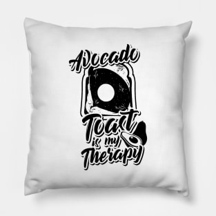 Avocado Toast Funny Cute Vegan Graphic Gift Fun Meme Icons Pillow