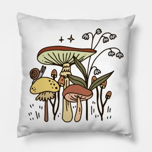 Mushrooms Pillow