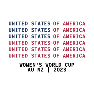 USA American Flag Soccer Women's World Cup 2023 T-Shirt