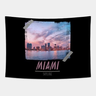 miami city tape photography Tapestry