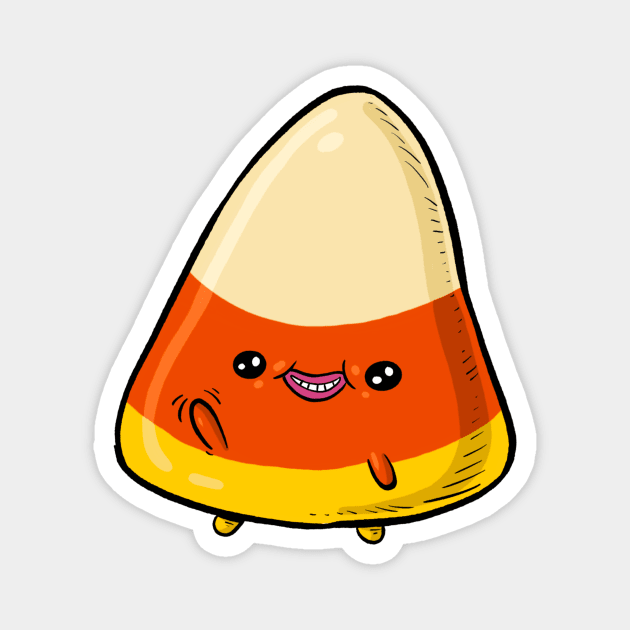 Cute Candy Corn 2 Magnet by rudyfaber