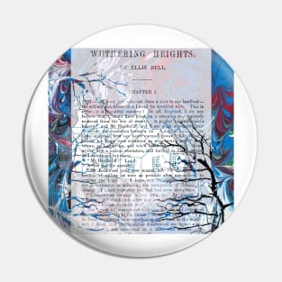 Wuthering Heights Collage Pin