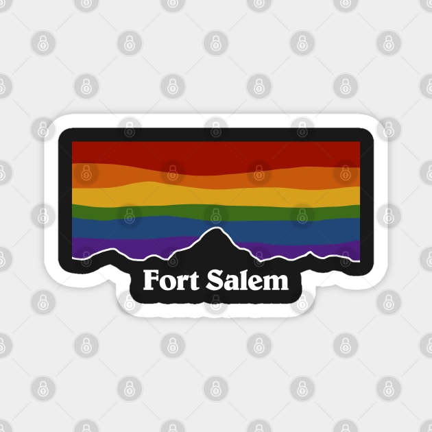 Fort Salem Pride Sunset - Motherland: Fort Salem Magnet by VikingElf