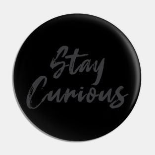 Stay Curious Pin