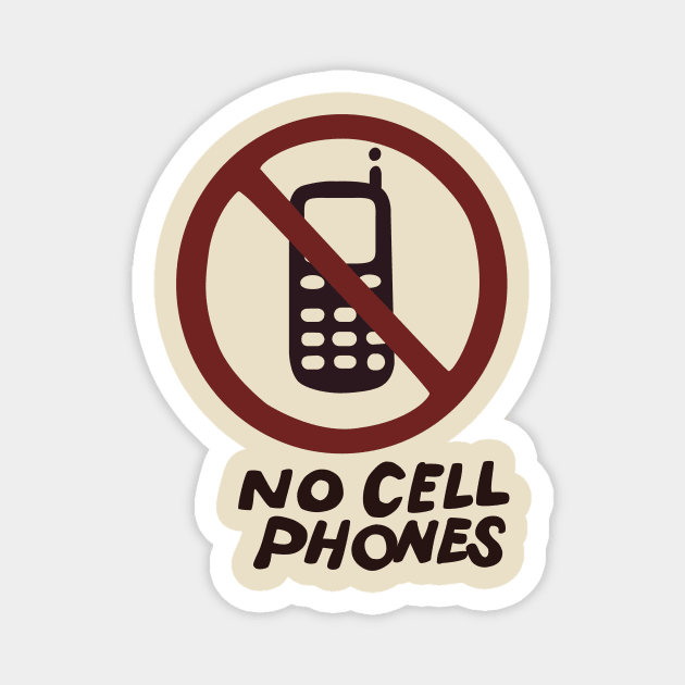 No Cell Phones Magnet by trollbogies