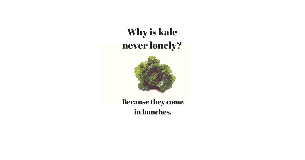 Kale Joke Veggie Posters and Art Prints TeePublic