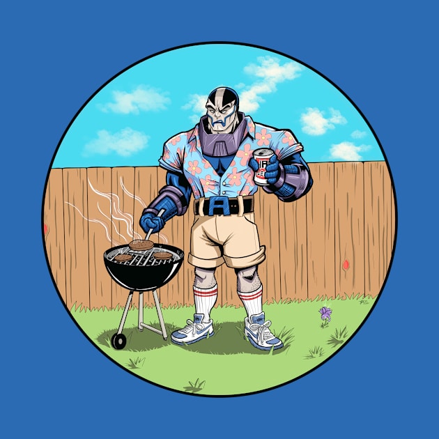 Apocalypse is Blue Dad by elliotcomicart