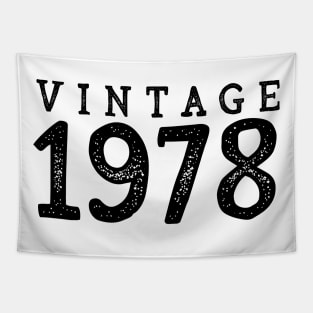 40th Birthday Gift Vintage 1978 Year T-Shirt Tapestry