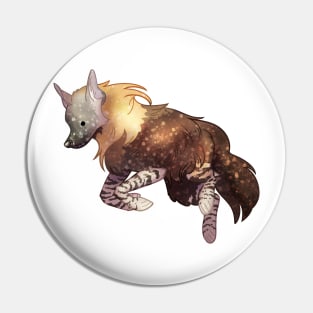 Cozy Brown Hyena Pin