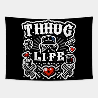 Thug Life Urban Aesthetic Design Tapestry