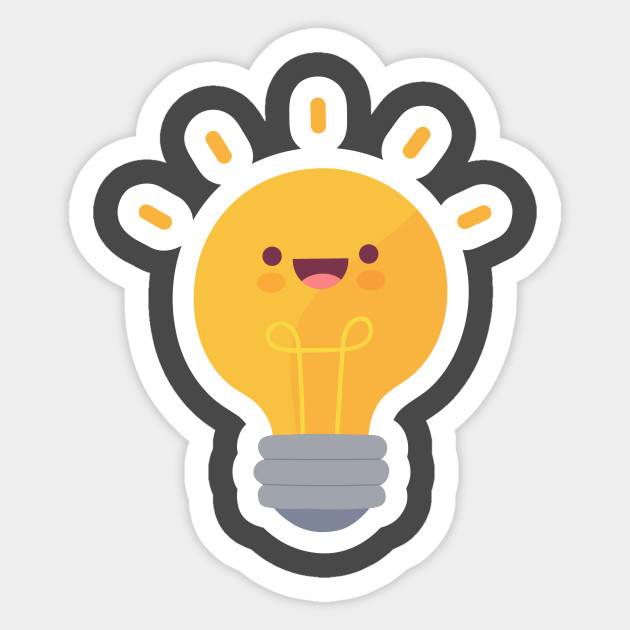 Idea Cute Lamp Cute Ideas Sticker Teepublic Au