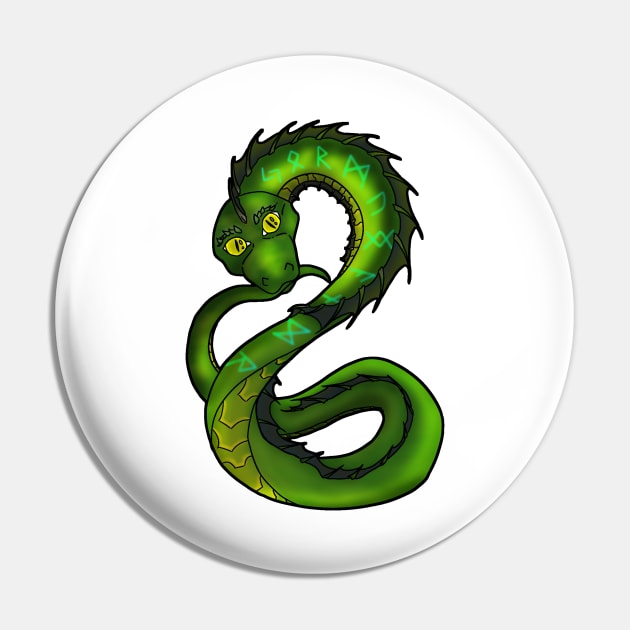 Jormungandr Pin by FenrirStrange