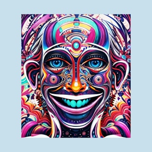 Portal Greeter (2) - Trippy Psychedelic Art T-Shirt