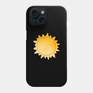 A Playful Bright Yellow Sunshine Pattern Of Positive Energy Phone Case