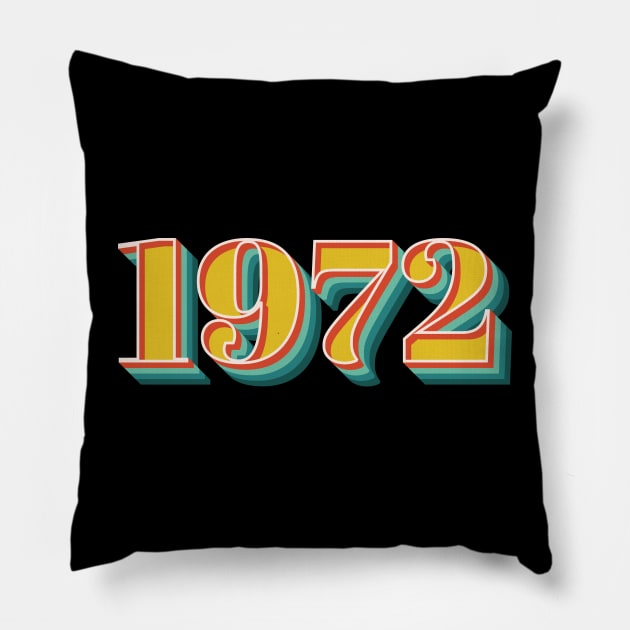 1972 Pillow by n23tees