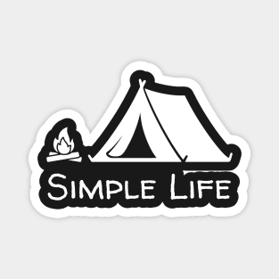 Simple Life - Camping Magnet